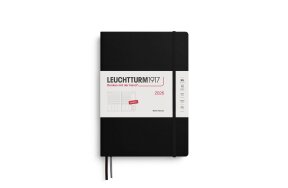 LEUCHTTURM WEEK PLANNER 2026 B5 HC 12 MONTHS BLACK 372753